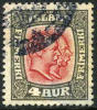 Iceland #101 Used 4a Gray & Red Kings From 1915 - Gebruikt