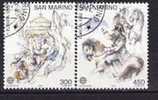 C933 - Saint-Marin 1982 - Yv. No.1055-6 Obliteres - Gebraucht