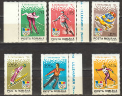 Rumänien; 1994; Michel 4954/9 **; Olympische Winterspiele Lillehammer - Ongebruikt