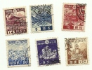 1937 - Giappone 262 + 265 + 269 + 271/72 + 276 Ordinaria C1426 - Usados