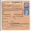 V893 - Carte Paquet BAD NIEDERBRONN - 1941 - Mixte Timbres  HINDENBURG ELSASS / HITLER - - Autres & Non Classés