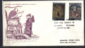 BOL1274 - COLOMBIA , 23/8/1968 Paolo VI E Concentrazione Dei Campesinos - Storia Postale