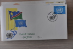 FDC NAMIBIË NAMIBIA 1995 UN UNO UNITED NATIONS  BLANCO BLANK. - Namibia (1990- ...)