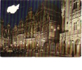 B59118 Bruxelles Un Coin De La Grand Palace La Nuit Not Used Good  Shape Back Scan At Request - Bruselas La Noche