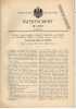 Original Patentschrift - Setzmaschine , Setzerei , 1899, H. Stringer In London Und Esher !!! - Tools