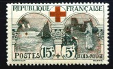 Mi.N°136  *Maury N° 156 *1918, Rotes Kreuz, Die Briefmarke Hat Falzrest, Le Timbre Avec Rest De Charnier. Voit Scan, - Ungebraucht