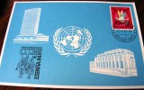 =UNO GENF KARTE 1984 Madrit - Cartas & Documentos