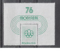 Polonia   Poland -   1975.  Logo Of  The Olympic Montreal Games.  BF  MNH,  Fresh Sheet - Summer 1976: Montreal