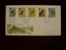 GREAT BRITAIN 1985  INSECTS  FDC With FULL SET Of 5 Values To 34p Issued At SUNDERLAND. - 1981-1990 Decimale Uitgaven