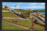 RB 842 - J. Salmon Postcard - The Hoe Slopes & Lighthouse Plymouth Devon - Plymouth