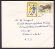 Japan HONGO, TOKYO 1974 Cover To Museum Of Natural History CHICAGO, USA Football & Otter Stamps - Cartas & Documentos