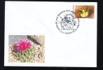 CACTUS FROM BOTANICAL GARDEN CLUJ NAPOCA, 2006, SPECIAL COVER, OBLITERATION CONCORDANTE, ROMANIA - Cactus