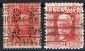 Sellos Perforado Comercial B.E.R.P. Banco Español Rio Plata º - Used Stamps