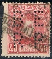 Sello Perforado Comercial B.E.R.P. Banco Español Rio Plata, Num 251 º - Used Stamps