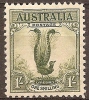 AUSTRALIA - 1932 1/- Lyrebird. Scott 141. Mint Hinged * (Tiny Hinge Thin) - Ungebraucht