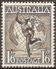 AUSTRALIA - 1956 1/6 Airmail. No Watermark. Scott C7. Mint Hinged * - Ongebruikt