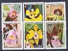 CUBA 2191/96 NEUF Orchidées - Unused Stamps