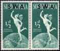 South West Africa - 1949 75th Anniversary Of UPU ½d Pair MNH** - Namibia (1990- ...)