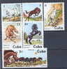 CUBA 2288/93 Chevaux - Unused Stamps