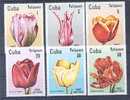 CUBA 2346/51 Tulipes - Unused Stamps