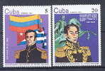 CUBA 2438/39 Simon Bolivar - Nuovi