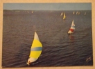 CPSM VOILE EN REGATES VENT ARRIERE 1981 Bateaux Voyagee - Vela