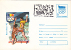 HANDBALL, VOLLEYBALL, TENNIS, 1992, COVER STATIONERY, ENTIER POSTAL, OBLITERATION CONCORDANTE, ROMANIA - Handbal