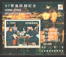 Rumänien; 1997; Michel Block 305 **; Hong Kong - China - Ungebraucht