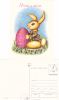 JESUS HAS RESURECTED, RABBIT, EASTER, 1990, CARD STATIONERY, ENTIER POSTAL, UNUSED, ROMANIA - Pâques