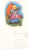 JESUS HAS RESURECTED, CAT, EGG, 1990, CARD STATIONERY, ENTIER POSTAL, UNUSED, ROMANIA - Pâques