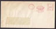 Denmark ATM Cancel 105 FIONA - Tapet FAABORG Meter Stamp Cancel Cover 1949 (2 Scans) - Franking Machines (EMA)
