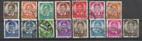 YUGOSLAVIA 1935 - KING PETER II - LOT OF 15 DIFFERENT - USED OBLITERE GESTEMPELT USADO - Used Stamps