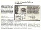 Raretés De La Poste Aeriennef 3 DIN A 4 Doppelseiten - Correo Aéreo E Historia Postal