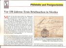 Mexiko, Postgeschichte Von Der Vorphilazeit - Ende Des Kaiserreiches 1867 Auf 3 DIN A 4 Doppelseiten - Filatelie En Postgeschiedenis