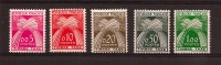 TIMBRES-TAXE YVERT SÉRIE GERBE 90 À 94 . LES 5 VALEURS LUXE** 1960. - 1960-.... Mint/hinged