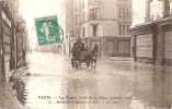 PARIS GRANDE RUE DE 1910 INONDATION DU QUARTIER DE JAVEL (ATTELAGE)    REF 25816 - Distrito: 15