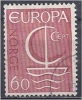 NORWAY 1966 Europa - Red - 60ore FU - Oblitérés