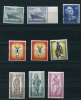 Germany/Berlin 1955 Mi 126-134 MNH Complete Year Cv 60 Euro - Unused Stamps