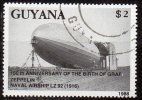 N° 2084 - Oblitéré  - Zeppelin - Guyana - Zeppelins