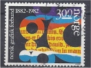 NORWAY 1982 Centenary Of Graphical Union Of Norway - 3k. Offset Litho Printing Rollers FU - Used Stamps