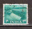 Timbre Inde République Y&T N°  57 (2) Oblitéré. 1 A. - Used Stamps