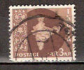 Timbre Inde République Y&T N°  97 Oblitéré. 3 NP. - Used Stamps