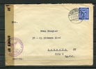 Germany 1946 Cover To USA Civil Censorship Single Usage (EF) - Lettres & Documents