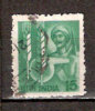 Timbre Inde République Y&T N° 612 (1) Oblitéré. 15 P. - Gebraucht