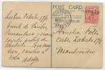 UK - 1911 PAQUEBOT On POSTCARD From LISBON To MONTEVIDEO - SG # 327 Lion Unshaded - Covers & Documents