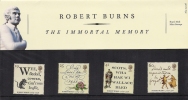 1996 - Robert Burns - The Immortal Memory - Presentation Packs