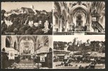 BASILIKA MARIASTEIN SO 4-Bilder-Karte Stempel Laupen Berner Jura 1949 - Metzerlen-Mariastein