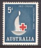 ⭕1963 - Australia Centenary Of RED CROSS - 5d Single Stamp MNH⭕ - Mint Stamps