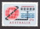 ⭕1963 - Australia CABLE Encircling Globe - 2'3s Single Stamp MNH⭕ - Ungebraucht