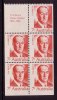 1972 - Australia PRIME MINISTERS 5 Stamps BRUCE Block MNH Including Label - Blocks & Sheetlets